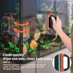 hygger Fish Tank Magnetic Glass Cleaner Two Detachable Algae Scraper for Aquarium Fish Tank，Floating Scrubber Brush Glass Algae Magnet Cleaning Tool for Small Aquariums Tank - Image 6