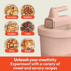 bella 3.5 Qt Hand & Stand Mixer, 2 in 1 Electric Mixer with Bowl, Blossom - Image 6