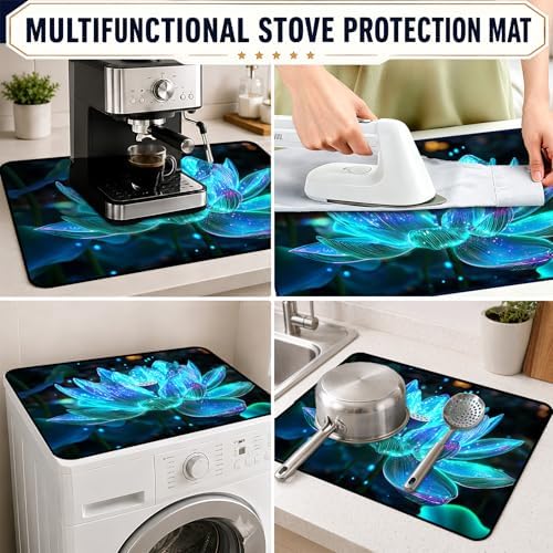 Stove Top Cover,28.5"L x 20.25"W,Heat Resistant Cooktop Protector Mat - Image 6
