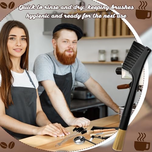 20 Pcs Coffee Machine Cleaning Brush Set Coffee Grinder Brush Espresso Machine Cleaning Barista Home Kitchen Bean Grain Scrub Tool Accessories - Image 6
