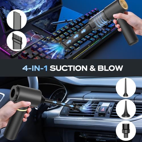 BSRCO Brushless Handheld Vacuum, 15000Pa Strong Suction - Image 3