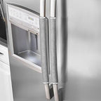 OUGAR8 Refrigerator Door Handle Covers Protective Electrical Kitchen Appliances Gloves Fridge Microwave Dishwasher Door Cloth Protector- Catches Drips,Smudges&Fingerprints Dust Covers (Gray Plush) by OUGAR8