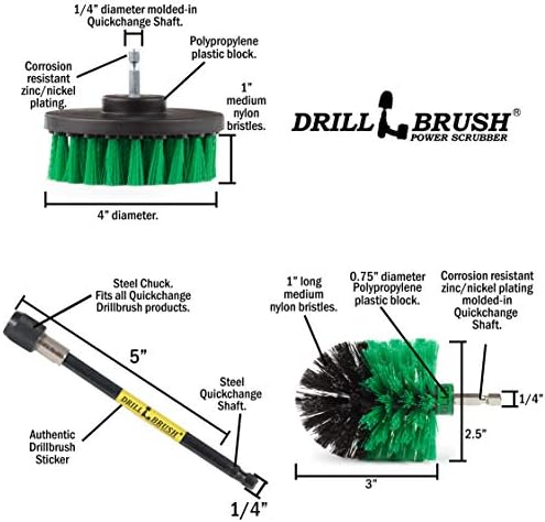Drill Brush Kitchen Accessories - Oven Scrubber Brush Set - Household Brush - Image 5