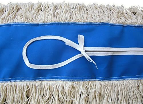 24" Industrial Strength Washable Cotton Dust Mop Refill, Replacement Head for Home & Commercial Use, Fits 24 Inch Frame, Cleans Hardwood, Laminate, Concrete, or Other Floor Systems (24") - Image 4