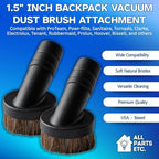 1 1/2" inch Backpack Vacuum Dust Brush Attachment Compatible with ProTeam, Powr-flite, Sanitaire, Tornado, Clarke, Electrolux, Tenant, Rubbermaid, Prolux, Hoover, Bissell, and More (2) - Image 4