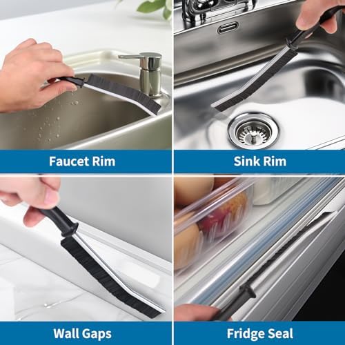 2Pcs Crevice Cleaning Brush Scrub Grout Cleaning Supplies Tools (Style 2) - Image 2
