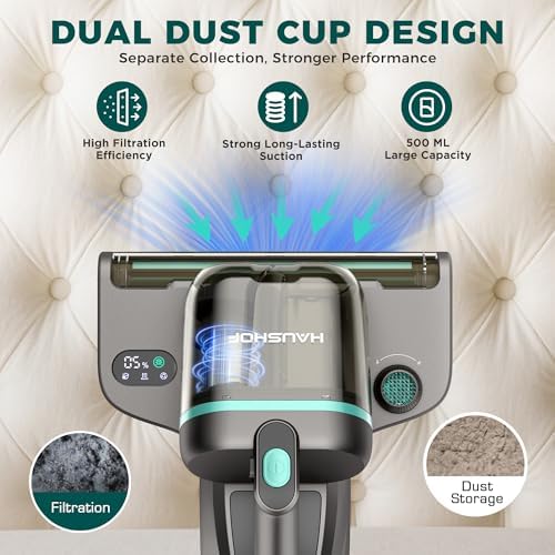 HAUSHOF Mattress Vacuum Cleaner, 15Kpa Bed Vacuum Cleaner - Image 5