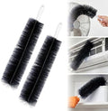 Large Bendable Microfiber Head, 2026 Upgraded Microfiber Duster, Reusable Fan Cleaner Brush for Electric Fans, Home Air, Curtain (Black) by Wegodal