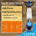 Commercial Industrial Floor Scrubber Polisher 17" Heavy-Duty Buffer Machine for Hardwood, Marble, Epoxy & Carpet 1100W Low-Noise Floor Cleaning & Waxing Machine 110V - Image 3