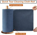 80 Pack Microfiber Cleaning Cloth Roll,Lint Free Rags & Tear Away Reusable Towels Washable Scratch,Ultra Absorbent Dish Rags(12" x 12") for Car Kitchen Home Garage-Navy Blue - Image 3