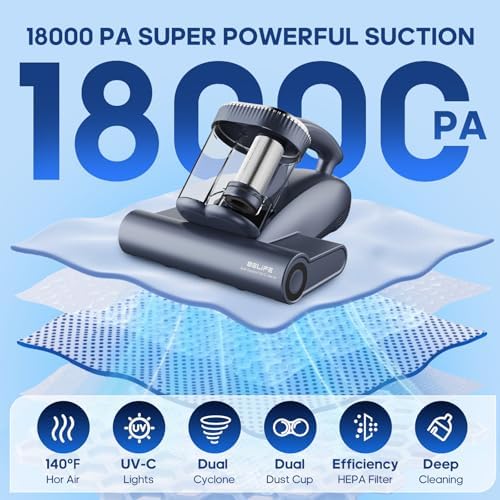 Belife M11 Mattress Vacuum Cleaner with UV & Hot Air for Deep Cleaning - Image 2