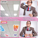 8Pcs Classroom Inspirational Fluorescent Light Covers,2x4 FT Watercolor - Image 5