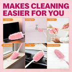 Pink Duster Refill for Swiffer Duster, 50 Count Disposable Dusters Kit - Image 5