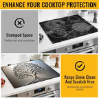 NYZE Tree of Life Silicone Stove Top Cover 28 x 20 Inch Decorative - Image 5