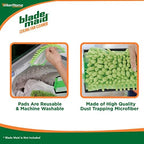 Blade Maid Replacement Microfiber Pads | Reusable, Machine Washable Pads for Blade Maid Ceiling Fan Cleaner with Extendable Pole for High Ceilings, Corner Cleaning Tool | Size 4.9" x 7.7" (Pack of 2) - Image 5