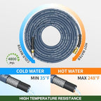 3/8’’ Pressure Washer Hose and Gun, 30’’ Extension Washer Wand - Image 3