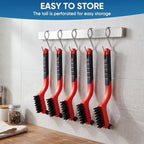 10PCS Nylon Cleaning Brushes for Tight Spaces, Non Scratch Detail Cleaning Brush Set for Window Tracks, Kitchen, Bathroom, Keyboard, Car Detailing & Household Cleaning - Image 7
