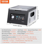 VEVOR Chamber Vacuum Sealer, 380W Pump Power, Sealing Bag Packing Machine - Image 7