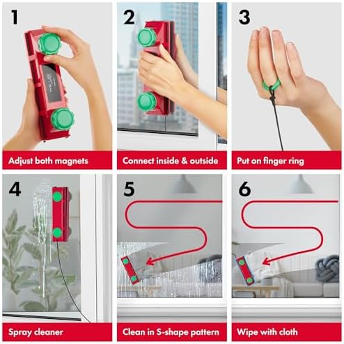 Tyroler The Glider D-4 Magnetic Window Cleaner Tool Fits Windows 0.08"-1.6" - Image 5