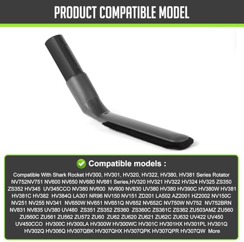 Vacuum dust removal brush tool accessories for shark Rocket HV300 HV301 HV302 HV303 HV305 HV306 HV308 HV310 HV320 HV322 HV301 NV752 NV650 NV680 NV800 NV151 LA502 AZ2001 HZ2002 vacuum replacement parts - Image 4
