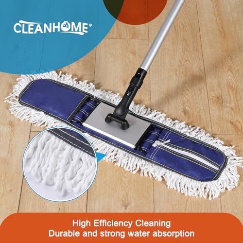 CLEANHOME 24" Commercial Dust Mop for Floor Cleaning Heavy Duty - Image 3