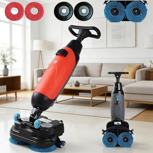 Commercial Floor Scrubber Machine, Electric Buffer Polisher, Dual by Unknown