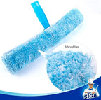 MR.SIGA Professional Window Squeegee & Microfiber Window Scrubber, 14 inch - Image 3