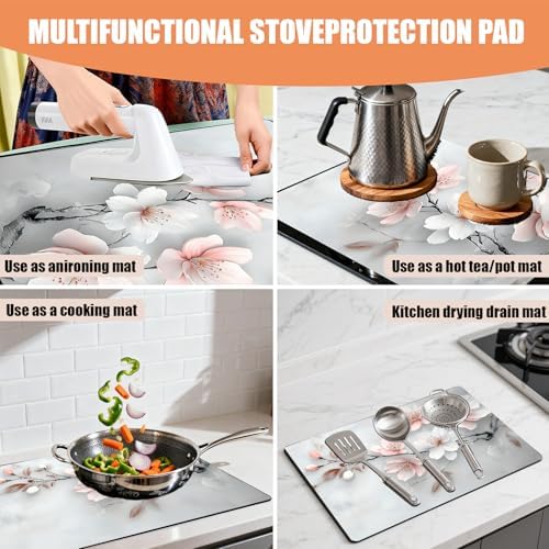 28"x20" Anti-Slip Electric Stove Top Cover - Image 3