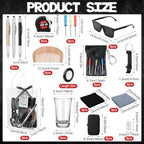 66 Pcs Baby Shower Prizes for Men with Tool Pen Bottle Opener Wine Glass Screwdriver Sunglasses Cleaning Cloths Combs Party Favors for Winners Baby Shower Game Winners Bachelor Party Favors - Image 2
