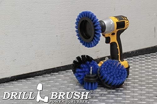 Drillbrush Blue - Boat Cleaning Drill Brush Attachment Set - Aluminum - Image 5