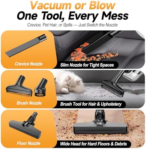 Cordless Handheld Vacuum Cleaner Compatible with DeWalt 20V Battery - Image 5
