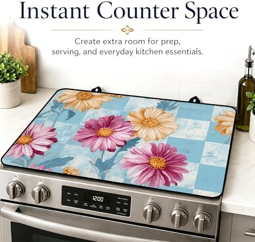 Stove Top Cover,28.5"L x 20.27"W,Heat Resistant Cooktop Protector Mat - Image 7
