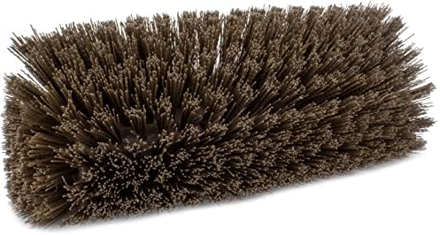 SPARTA Multi-Level Tile Scrub Brush 12" Wide Brush Head, Heavy-Duty Tile Cleaning Brush with End Bristles for Commercial Tiles, Tubs and Floor, Plastic, 12 Inches, Brown by SPARTA