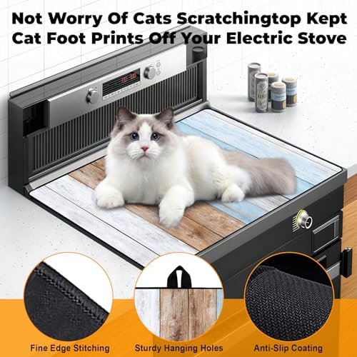 Heat-resistant Stove Top Cover - 28.5" X 20.5" Cooktop Protector Covers, Scratch-resistant Washable Pad Kitchen Countertop Mat (Colorl, 28.5" x 20.5") - Image 4