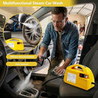steam cleaner,Tankless Steam Cleaner for Home, Handheld Steamer for Cleaning, Car & Furniture – Portable Handheld Steamer with Instant Steam & Trigger Control (Yellow handheld) - Image 5
