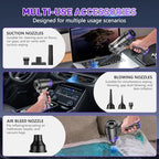 KMM Handheld Car Vacuum Cleaner, 16000PA Hand Held Vacuum & Air Duster - Image 6