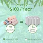 Dish Cloths 8 Pack,Waffle Reusable Cleaning Cloths,14''x10'',Multi-Color - Image 3