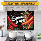 Stove Top Cover for Electric Stove,Glass Stove Top Cover, Heat Resistant Glass Cooktop Cover, Stovetop Protector, Kitchen Decor, Dish Drying Mats Cover for Ceramic Washer Top 28.5x20.5 inch - Image 2