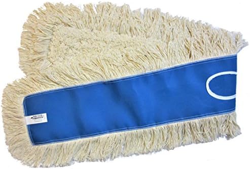 48" Industrial Strength Washable Cotton Dust Mop Refill Replacement Head for Home & Commercial Use for 48 Inch Frame Cleans Hardwood Laminate Concrete or Other Floor Systems by TurkeyCreekEssentials