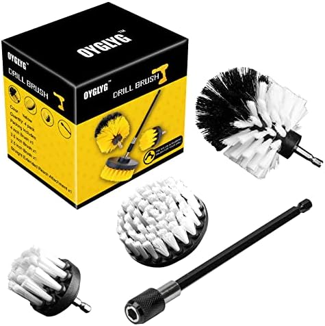 Drill Brush Attachment Kit, 3-Piece Cleaning Set for Bathtubs, Showers, Tiles, Carpets, and More - Image 3