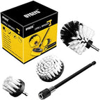 Drill Brush Attachment Kit, 3-Piece Cleaning Set for Bathtubs, Showers, Tiles, Carpets, and More - Image 3
