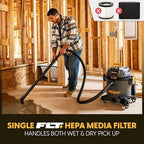 Vacmaster Professional Beast VJN1012PF 0201 FLT+10-Gal Wet/Dry Vac Synchro - Image 4