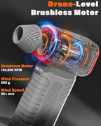 FT08 Compressed Air Duster, 1-10 Stepless Speed Adjustable - Image 5