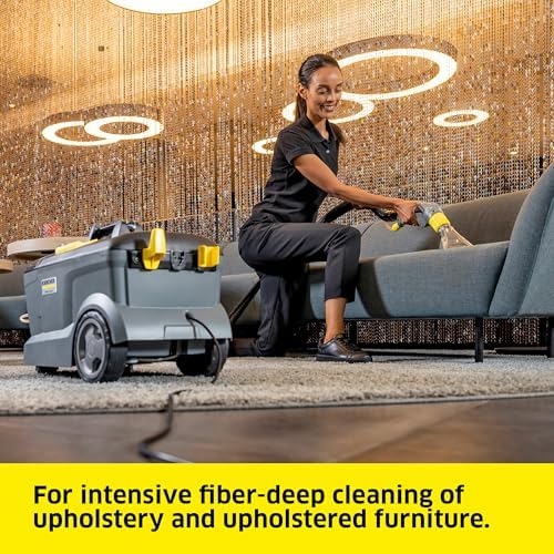 Kärcher Puzzi 10/1 Commercial Carpet Extractor 12.5 PSI - Spot Cleaner, Stain Remover, Area Rugs, Car and Auto Detailing, Carpet and Upholstery Cleaner - Onboard Accessory Storage - 4.9 Gallon - Image 4