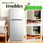 Mini Fridge Silicone Mat,19.7"x19.7"x0.5" Under Refrigerator Mat, Mini Fridge Drip Pan Prevent Water Leakage,Floor Damage,Protect Mat for Small Fridge,Refrigerator,Freezer-Translucent - Image 5