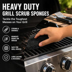 Grill Cleaning Kit, 10 PCS Bristle-Free Griddle Scrubber Pads with Reusable Handle, 4 Cleaning Levels for Blackstone, Grill Grates, Cast Iron, Smoker & Oven Racks - Image 4
