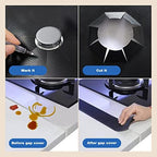 Stove Cover Gas Stove Top Burner Covers (5pack) Protectors for Samsung Gas Range Stove Mat Non-Stick Oven Liners Mat Gas Range Protectors Covers, Reusable Washable Stove Clean Stove Guard parts - Image 6