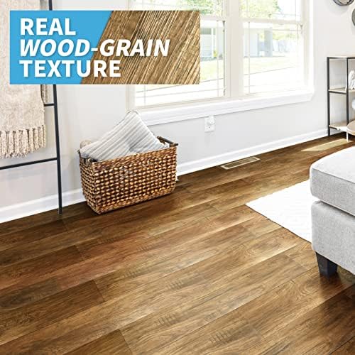Art3d Wood Texture Peel and Stick Vinyl Floor Planks, 36-Pack, Ashtree - Image 3