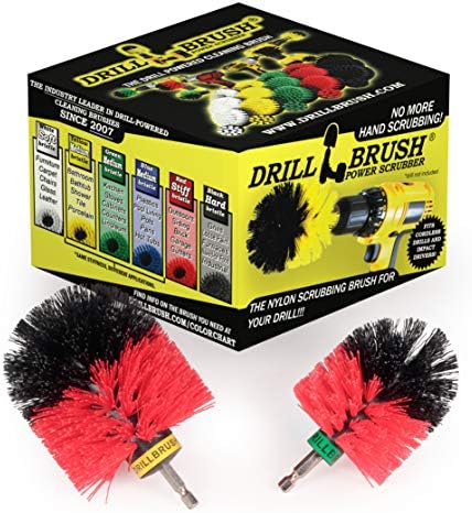 Bird Bath Cleaning Brush - Concrete Cleaning Brushes - Brick Brush by Drillbrush