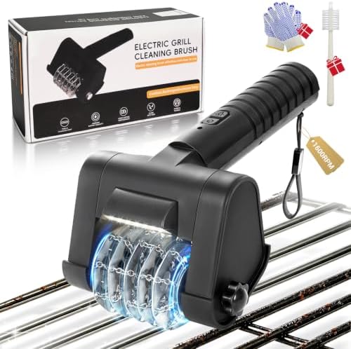 Electric Grill Brush【1600RPM High Torque】【Powerful Clean Grills】 by VOJPGJP